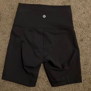 Lululemon Wunder Under High Rised Lined Short 6” Black